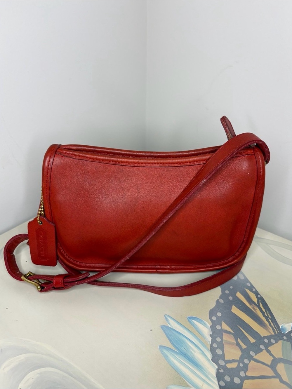 Coach Vintage Red Wendie #9031
